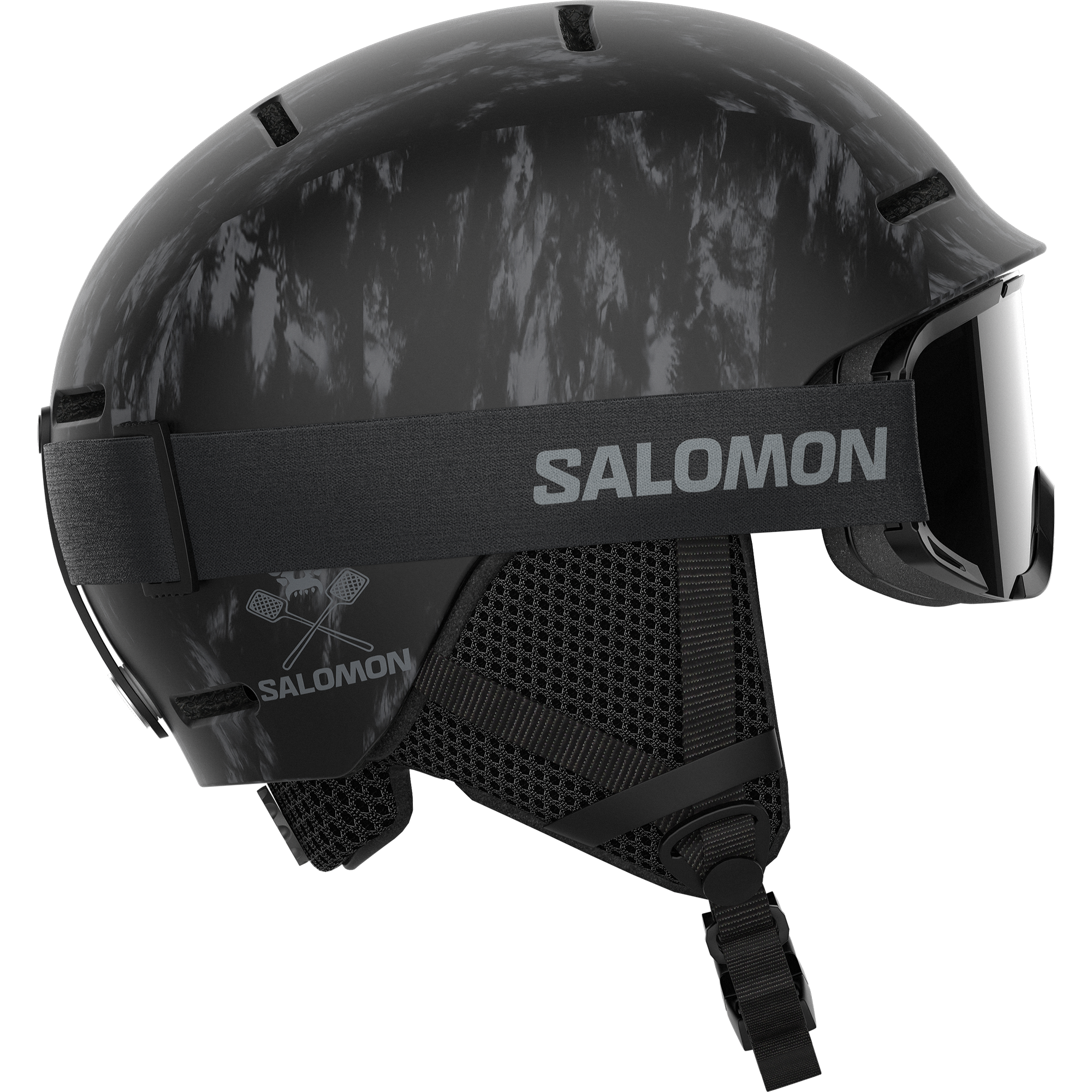 Salomon Player laskukypärä + lasit Combo Jr - Image 2